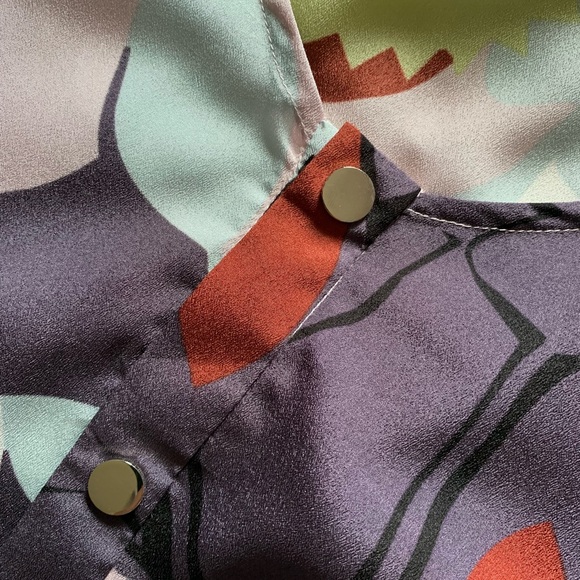 Diane von Furstenburg 100% Silk Dress Size 2 - Picture 14 of 14